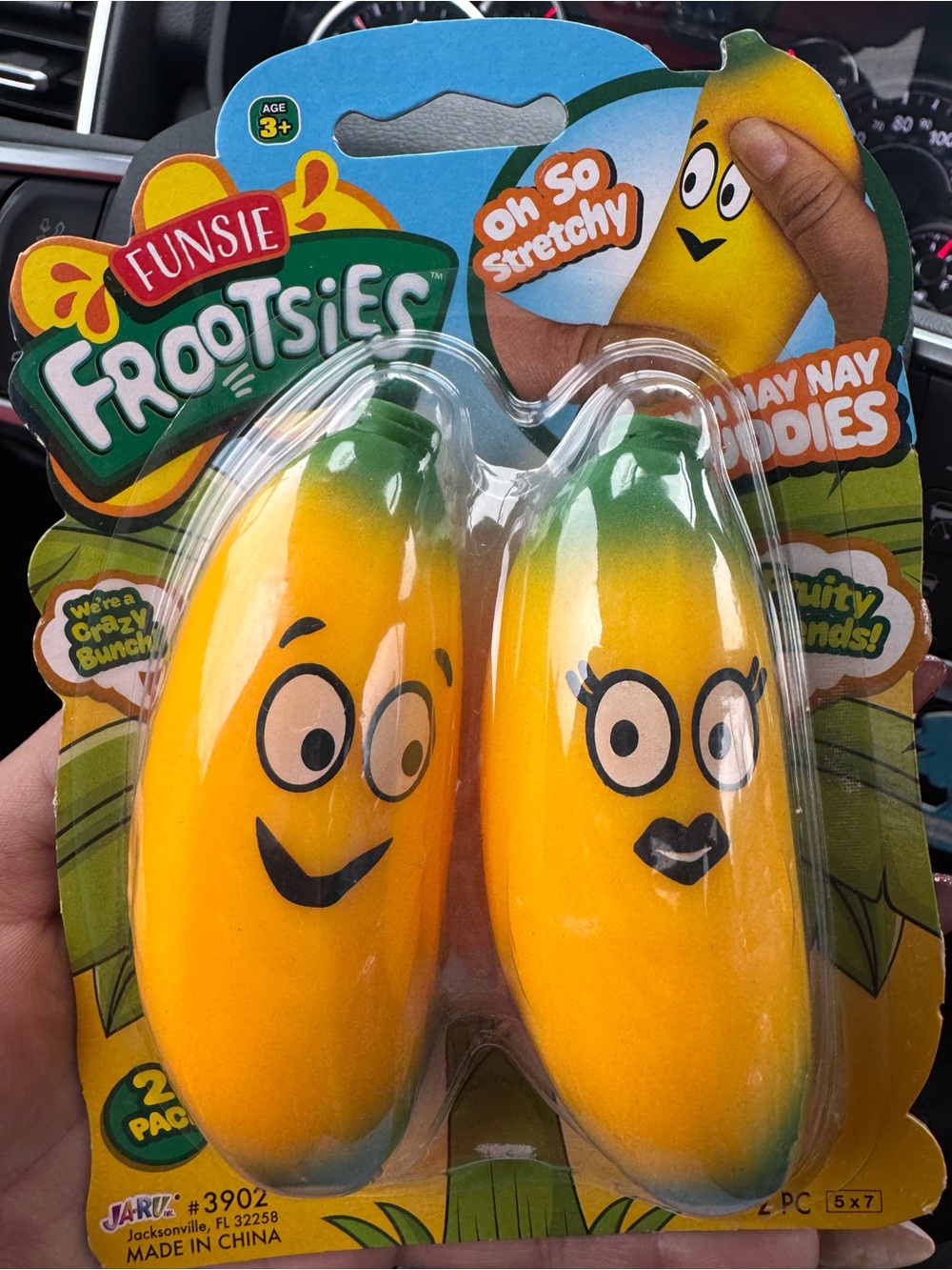 Banana Squish Squeeze Toy 2pack 🍌